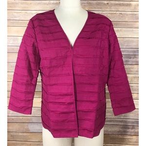 Lafayette 148 pink linen/cotton light jacket, 12